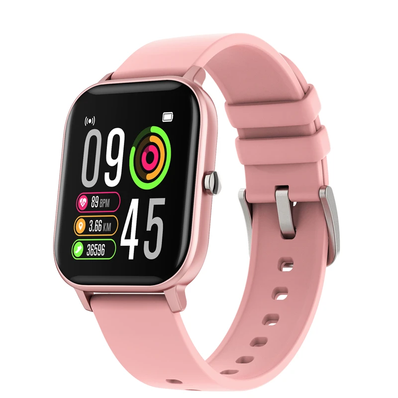 

2020 P8T Sport Smart Watch Men Women Heart Rate Monitor 1.4 inch HD Display Fashion Smart Bracelet With Body Temperature
