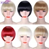 XIYUE Women Fake Synthetic Hair Bangs Extensions False Fringe Clip On Fringe Hair Clips Brown Blonde Fashion Hair Extensions ► Photo 3/6