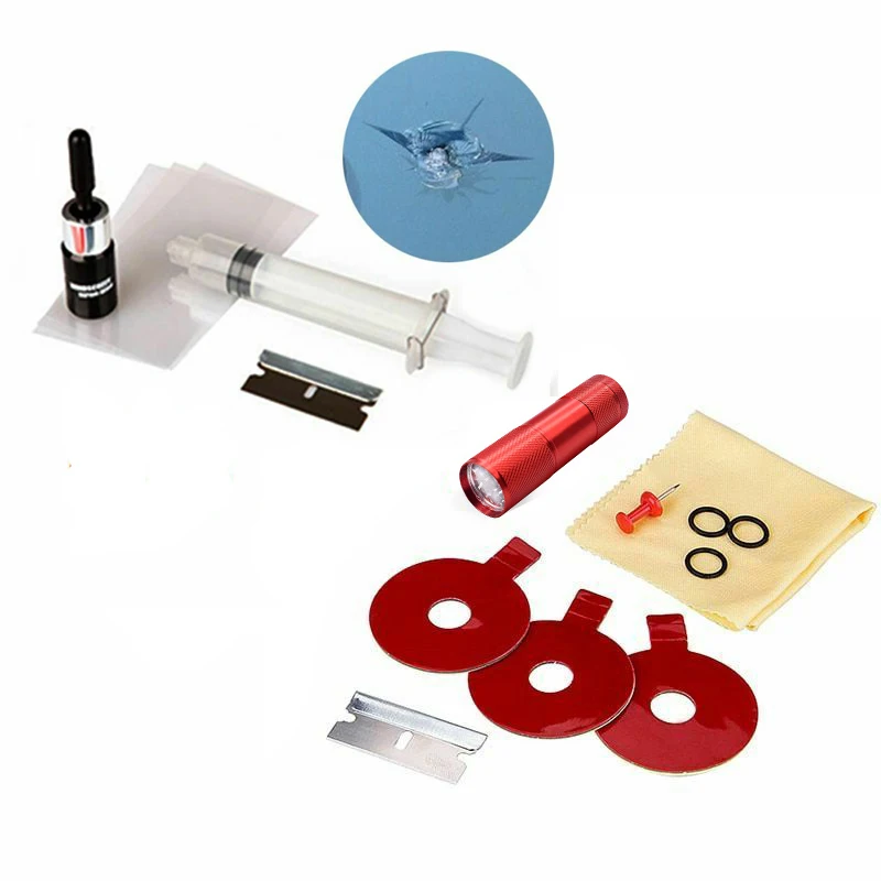 

Universal DIY Car Windshield Crack Repair Tool Kit Automotive Window Glass Chip Restore Brand New And High Quality
