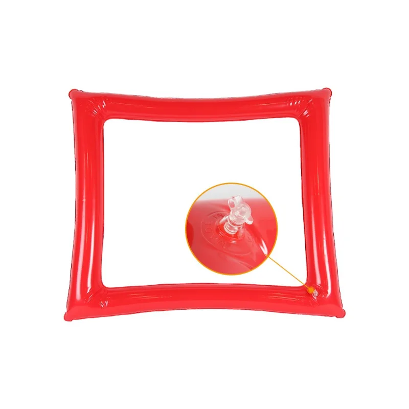 Christmas Inflatable Photo Booth Frame Festive Props Holiday Party Decorations Photo Background Christmas Decoration