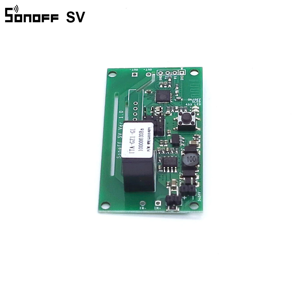 Smart Switch Itead SONOFF SV Wifi Smart Switch Safe Voltage WiFi Wireless Smart Home Module Support Secondary Development Works Alexa