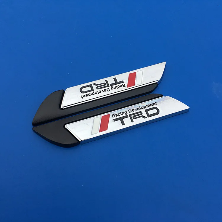 Применимые TRD крылья бампер наклейки металлические царапины окклюзионные наклейки после Tag рейз ралли модифицированные наклейки для автомобилей сторона