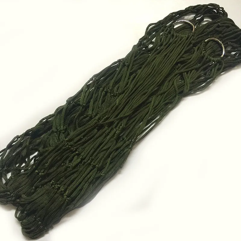 Army Green Гамак Hamaca для путешествий на открытом воздухе Hamac Garden Hamak Camping гамак нейлоновый гамак для спальной кровати подвесное кресло сетка гамак - Цвет: Army Green