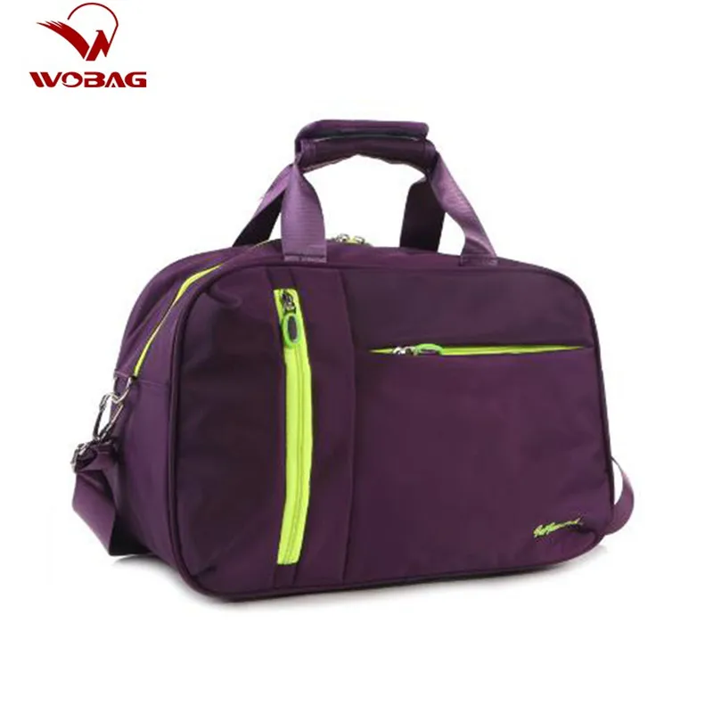 Wobag Мужская портативная дорожная сумка для путешествий, нейлоновая Повседневная одноцветная сумка для багажа, сумка-тоут, водонепроницаемая Женская дорожная сумка