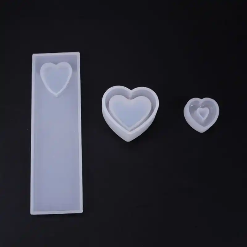 Mold Making  Pendant  Casting  Silicone  Heart  Resin  DIY Craft  Mould  Epoxy