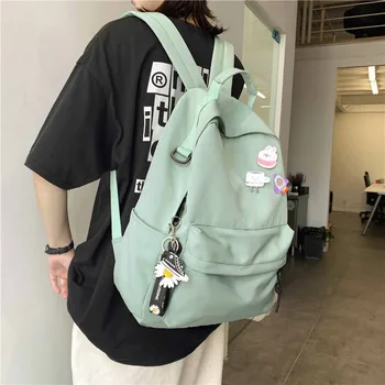 

School Backpack for Women 2020 New Fashion Canvas Cute Students Shoulder Bags for Teenage Girls Large Capacity Travel Backpacks