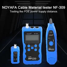 Noyafa NF-309 кабель тестер материал/длина тестер проводной локатор прибор для проверки PoE кабель установка для испытания материалов с литиевой батареей