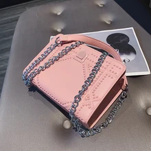 Известный бренд, сумки на плечо с заклепками, роскошные сумки, женские сумки, дизайнерские сумки для женщин,, сумка, женская сумка