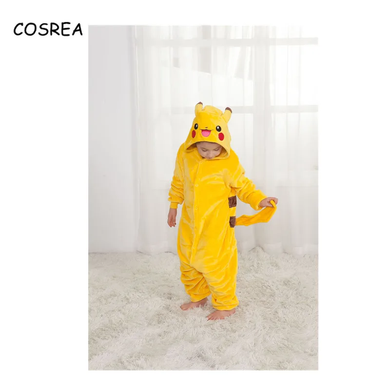 Талисман PIKACHU костюм покемон Onesie Pocket Monster женские цельные пижамы фланелевые пижамы комбинезон одежда костюмы для косплея