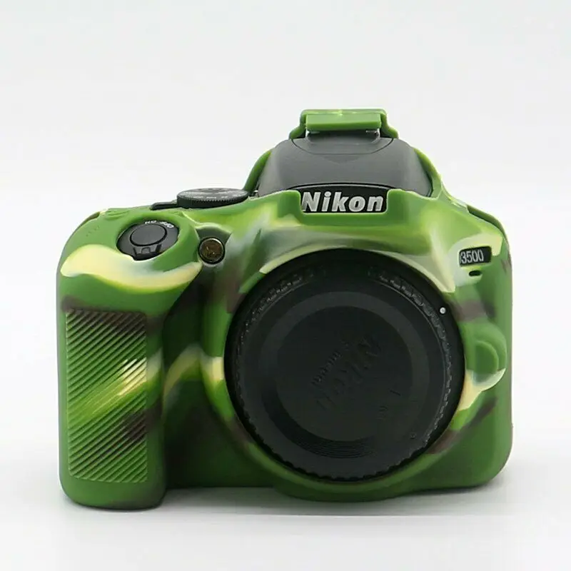 Мягкий силиконовый чехол для камеры, резиновый чехол для камеры Nikon D3500, защитный чехол
