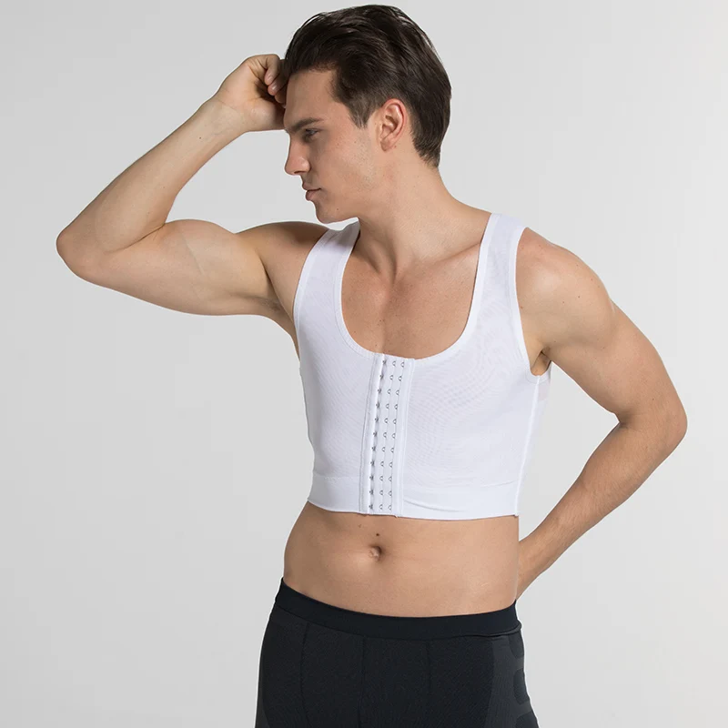 IYUNYI, Мужская корректирующая одежда, жилет, мужской контроль груди, корректирующий жилет, топы, сексуальные мужские корректоры осанки, компрессионная рубашка, корсет, фитнес-жилет