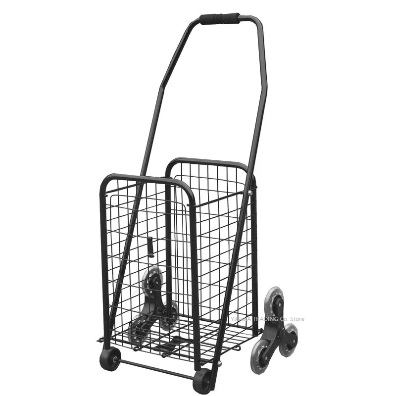 Portable Shopping Cart With Rolling 