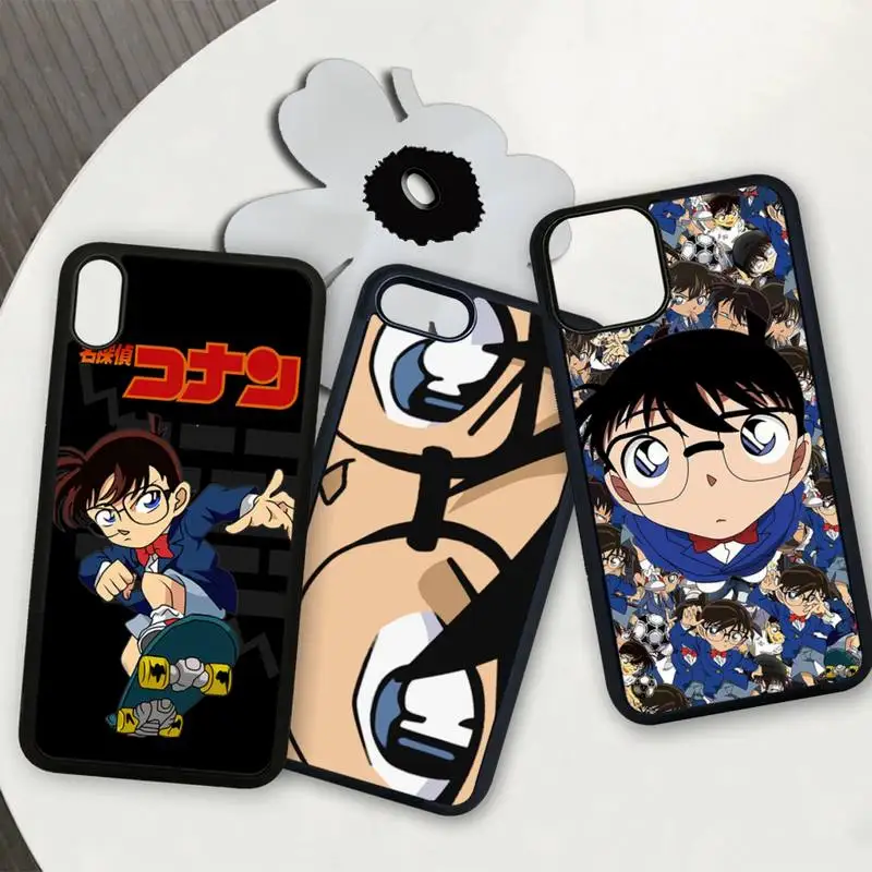 detective conan Case Closed TPU PC phone cover case for iphone se 2020 6 6s 7 8 plus x xs max xr 11 12 pro coque | Мобильные