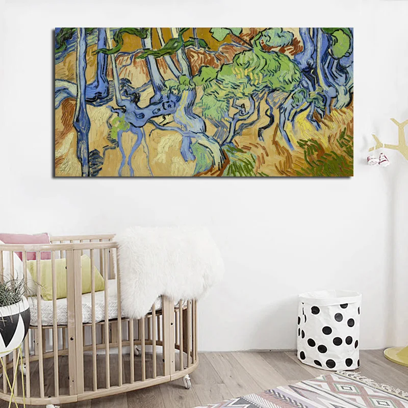 

Van Gogh Tree Roots Wall Art Canvas Posters Prints Painting Oil Wall Pictures For Modern Living Room Home Decoration Accessories