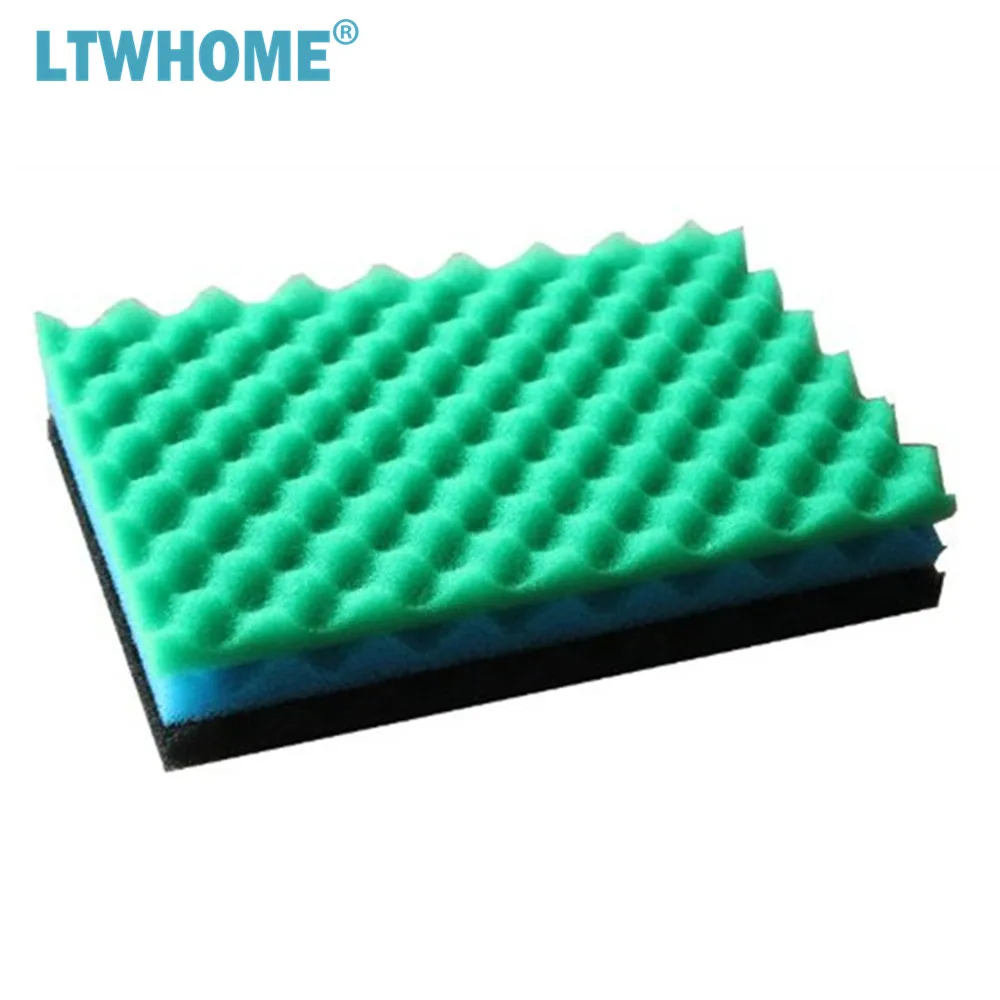 LTWHOME-FISH-POND-FOAM-FILTER-SPONGE-SET-17-X-11-MEDIA.jpg Ltwhome Fish -Tó Habszűrő Szivacs 17 "X 11" Közeg - Image 1
