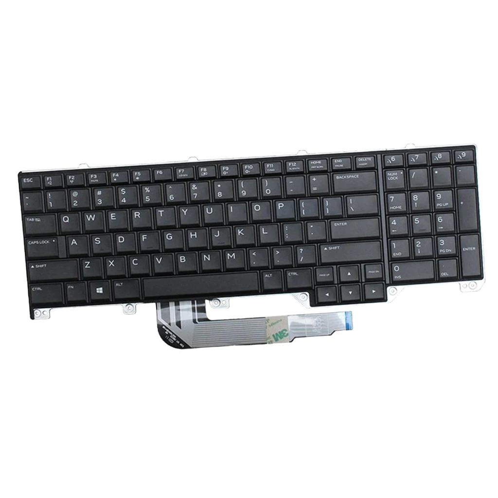 MagiDeal PC Laptop Backlit Keyboard Replacement for DELL Alienware 17 R4 Laptop Keyboard Repairment NO Frame 2019 New