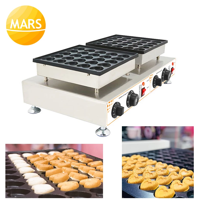 110 В/220 В Коммерческая 50 шт. мини блинная машина Poffertjes гриль голландская вафельница мини блинница оборудование для выпечки с CE одобрено