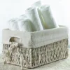 Couche en tissu lavable pour bébé, écologique, 10 pièces/ensemble, 3 couches d'insertion 100% coton ► Photo 2/6