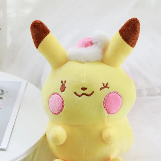 Такара TOMY Покемон каваи Пикачу Eevee плюшевые игрушки прекрасный мультфильм мягкие диван подушка кукла милый подарок для девочки подарок