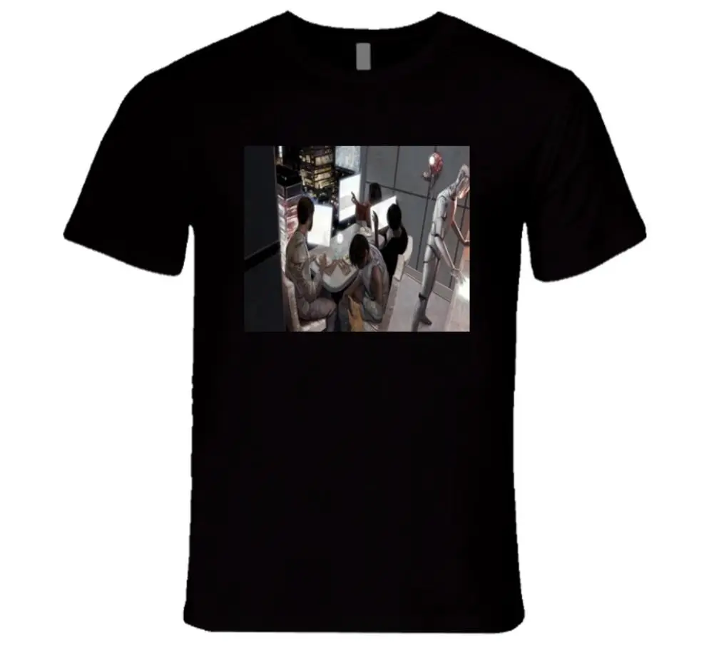 FUTURISTIC VISION FUTURE CITY COMPUTER TECHNOLOGY SCREEN T Shirt Sleeves Boy Cotton Men T-Shirt Top Tee |