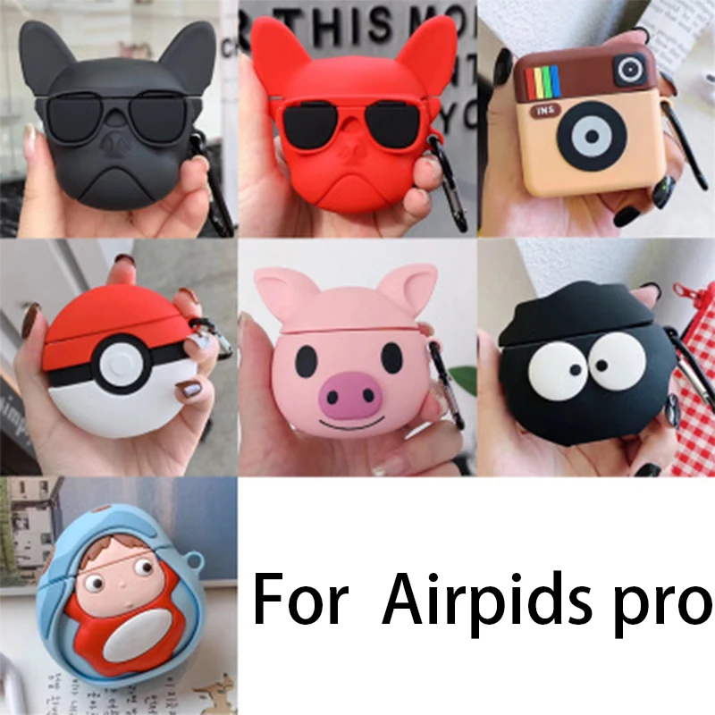 Милый чехол Airpods Pro, силиконовый чехол для Air Pods pro 3 Fundas Capa Coque