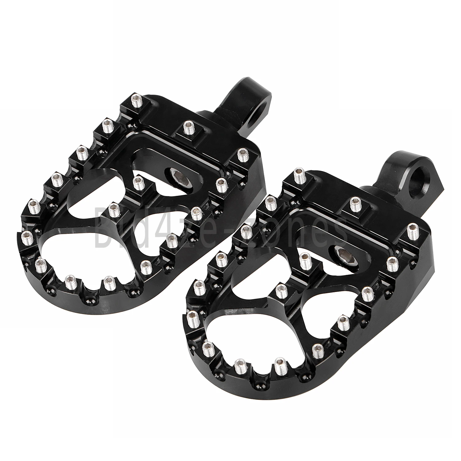 Широкие подножки MX Roating 360 CNC Fat Footpeg подножка поплавок для Harley Dyna Sportster Iron 883 Fatboy Wide Glide Black