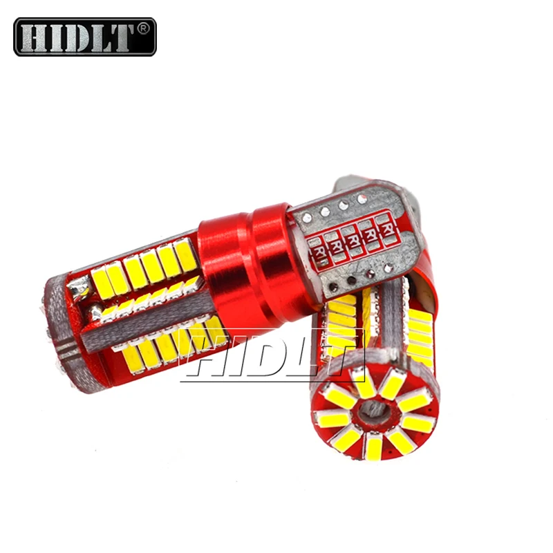 HIDLT 2 шт. Canbus T10 W5W светодиодный лампы 57SMD 168 194 свет для автомобиля Клиренс