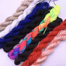 20 jardas 1.0mm fio de cabo de náilon nó chinês macrame rattai trançado corda para fazer jóias diy borlas miçangas para shamballa