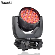 19X15W LED Zoom Moving Head Light RGBW Wash Dmx 512 Beam Party Lights For Stage Lighting Equipment Wedding Bar Club