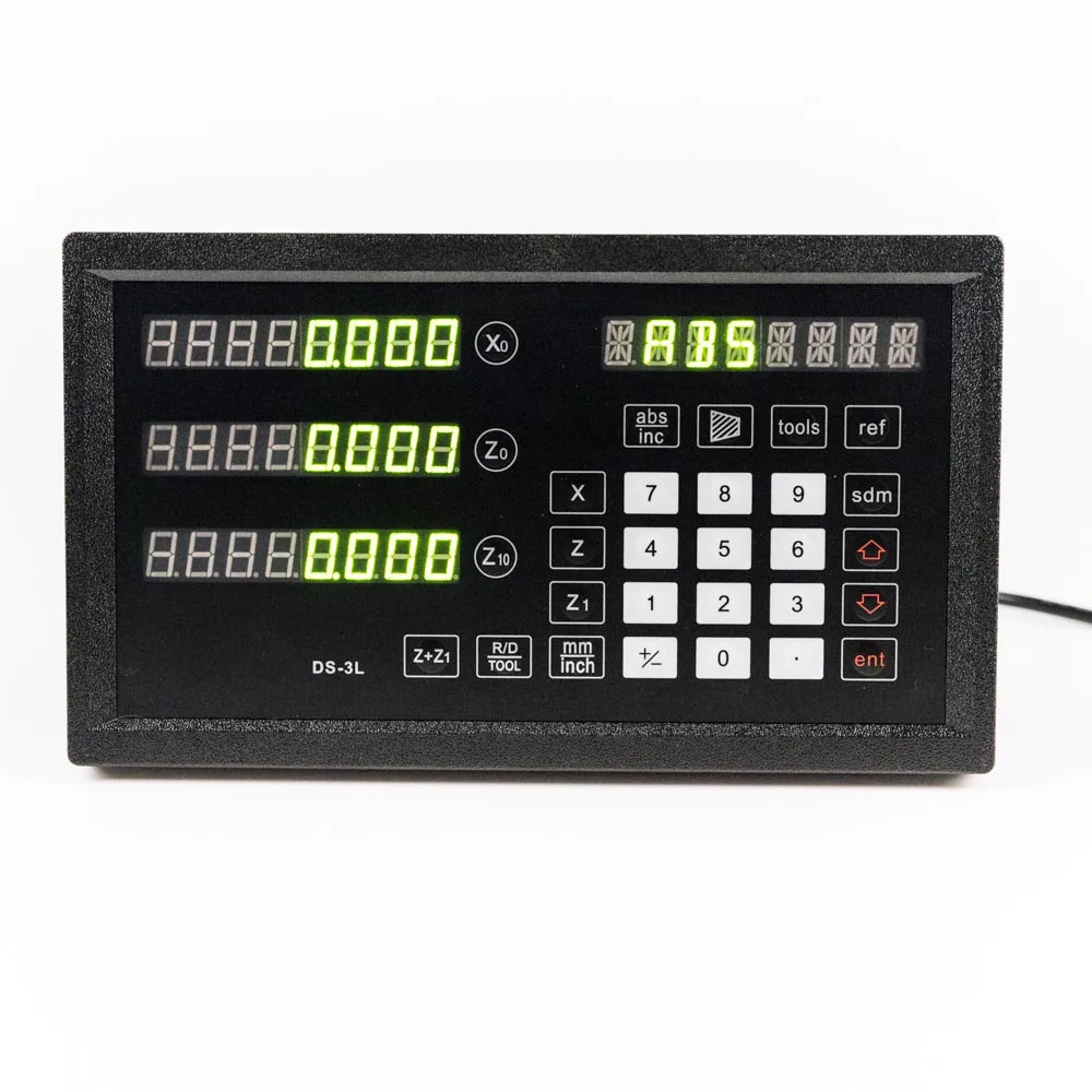 torno 2 linha central digital readout dro