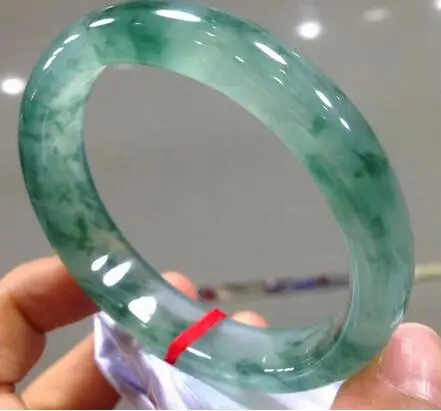 Pulsera de jade натуральный подлинный flor azul hielo flotante hogar birmano flor jade pulsera(entrega de certificado