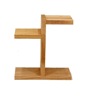 

Indoor Outdoor Shelf Desktop Rack Small Multi Tiers Plant Stand Home Balcony Office Bonsai Storage Succulent Display Solid Wood