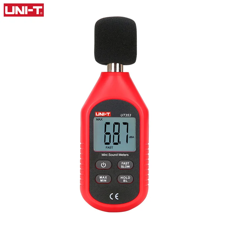 UNI T UT353 Измеритель уровня шума db Meter 30 ~ 130dB Мини Аудио измеритель звука Децибел Монитор|Шумомеры| |