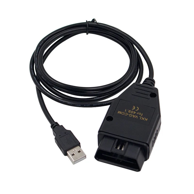 VAG-COM 409,1 Vag Com 409 vag 409 kkl OBD2 автомобильный диагностический кабель usb сканер сканирующий инструмент интерфейс для VW Audi Seat Volkswagen Skod
