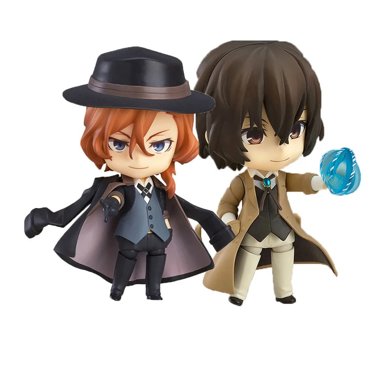 

Bungo Stray Dogs 657# Dazai Osamu Mini scale painted figure 676# Nakahara Chuya PVC Action Figure Model Toy Doll Gift