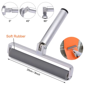 

EHDIS Carbon Film Wrap Roller Squeegee Rubber Silicon Window Tinting Paint Scraper Bubble Clean Remover Vinyl Foil Wrapping Tool
