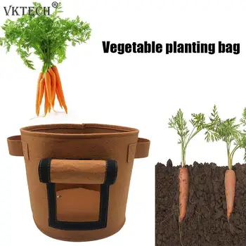

3 size Plant Grow Bags Vertical Garden Felt Planting Bag Greenhouse Garden Vegetable Potato Pot Seeding Growing Bags Container