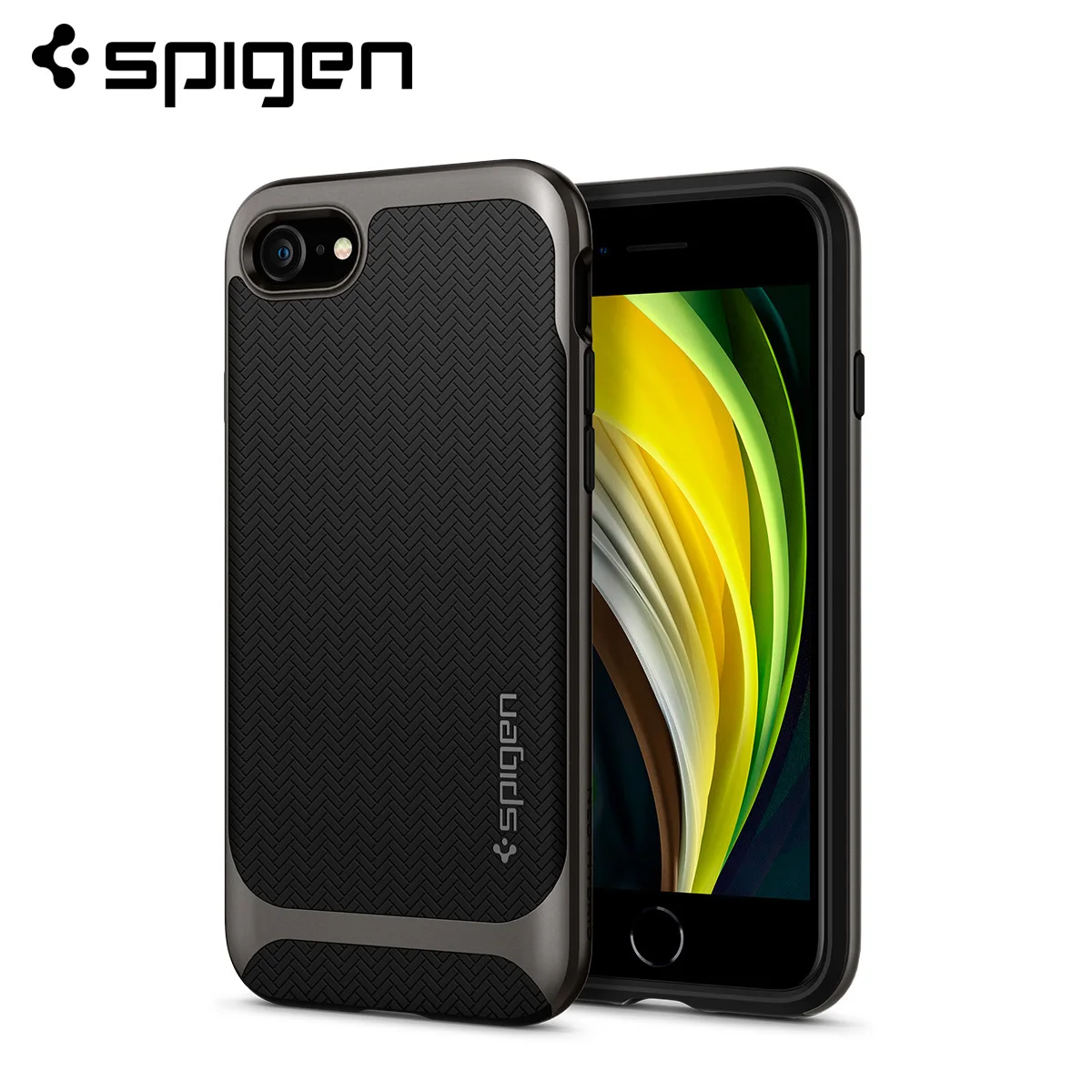 Гибридные Чехлы Spigen Neo в елочку для iPhone SE 2020 / 8 7 (4 дюйма) сертифицированные Mil-grade