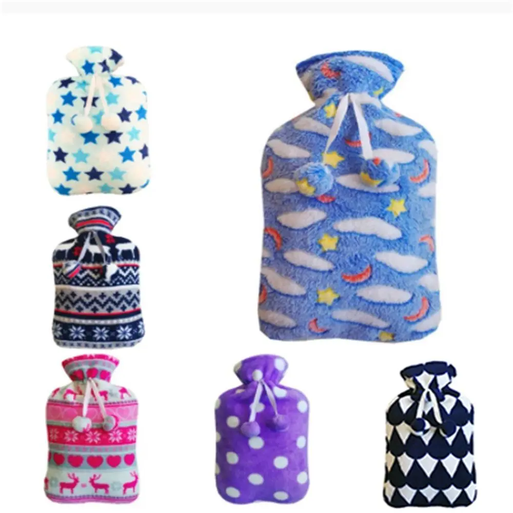 Funda protectora lavable para botella de agua caliente, cubierta de bolsa de agua caliente, forro polar Coral a prueba de frío|Botellas de agua caliente| AliExpress