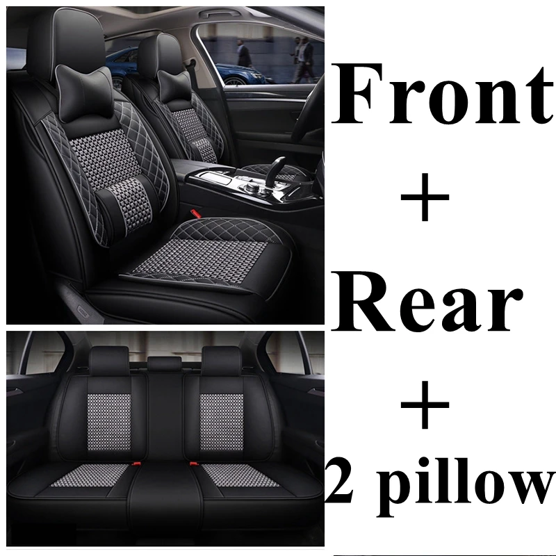 Dingdian чехол для автомобиля Toyota Corolla Yaris Pruis Hilux FJ Cruiser LC Prado Vios Auris Matrix Venza Zelas автомобильные аксессуары - Название цвета: black gray luxury