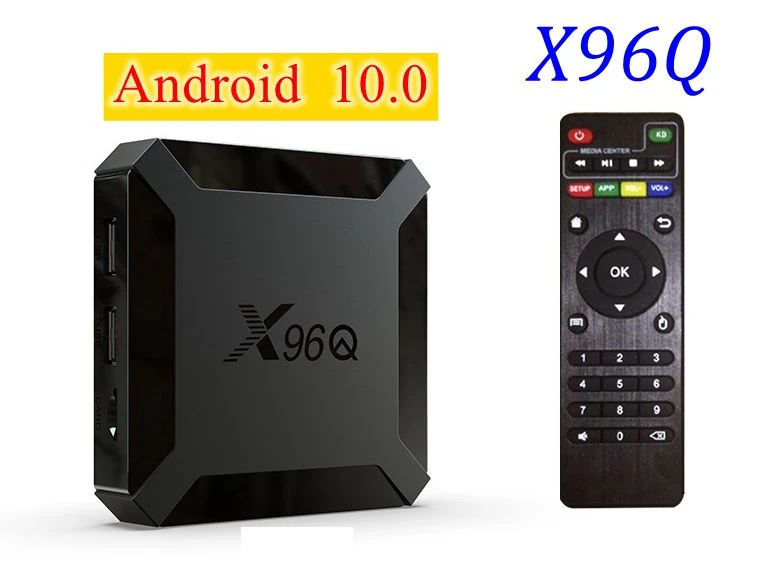 X96q Android 10.0 Smart Tv Box 4k Allwinner H313 Quad Core 1g 8g 2g 16g