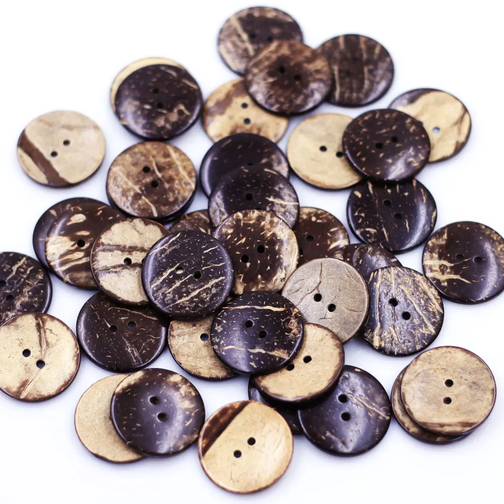 Best Deal for 200pcs 2 Holes Button Coconut Shell Buttons, Buttons