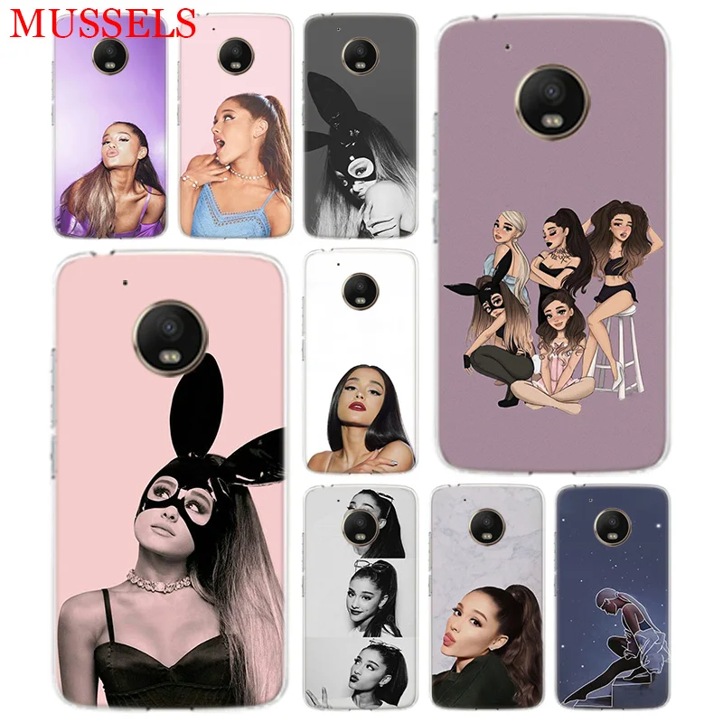 

Ariana Grande TPU Cover Phone Case For Motorola Moto G7 G6 G5S G5 E4 Plus G4 E5 Play Gift Pattern Coque Shell