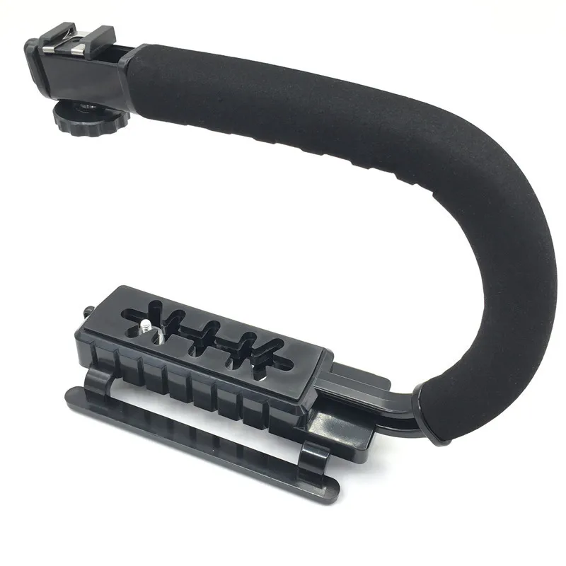 Black Stabilizer C образный держатель для видео Ручной Стабилизатор для DSLR Nikon Canon sony камера и светильник портативный SLR Steadicam для Gopro - Цвет: Black Stabilizer