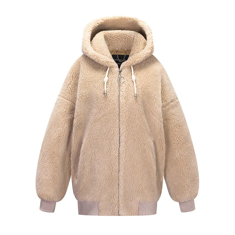 Woolen Cloth Coat Winter Women's New Teddy Bear