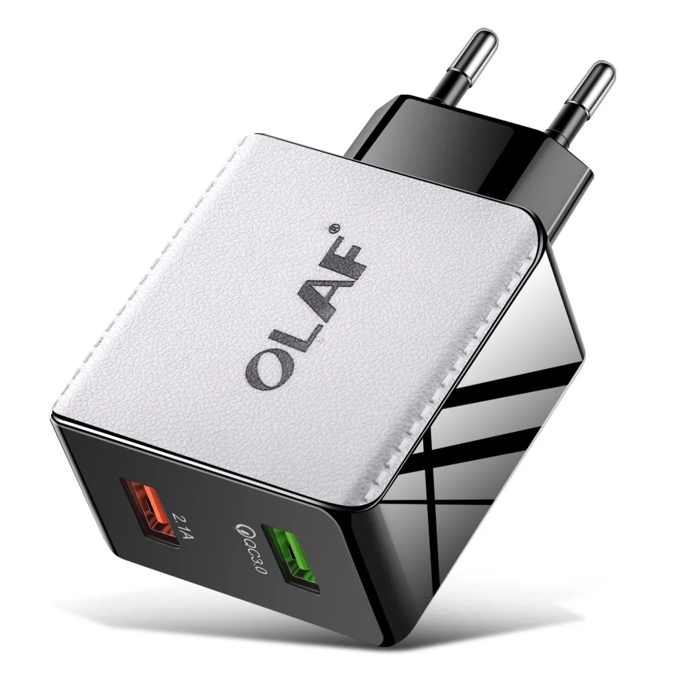 Быстрое зарядное устройство Olaf 4,0 3,0 USB для Redmi Note 7 Pro 48W 5A Supercharge быстрое зарядное устройство USB для телефона huawei P30 iPhone X XR - Тип штекера: EU