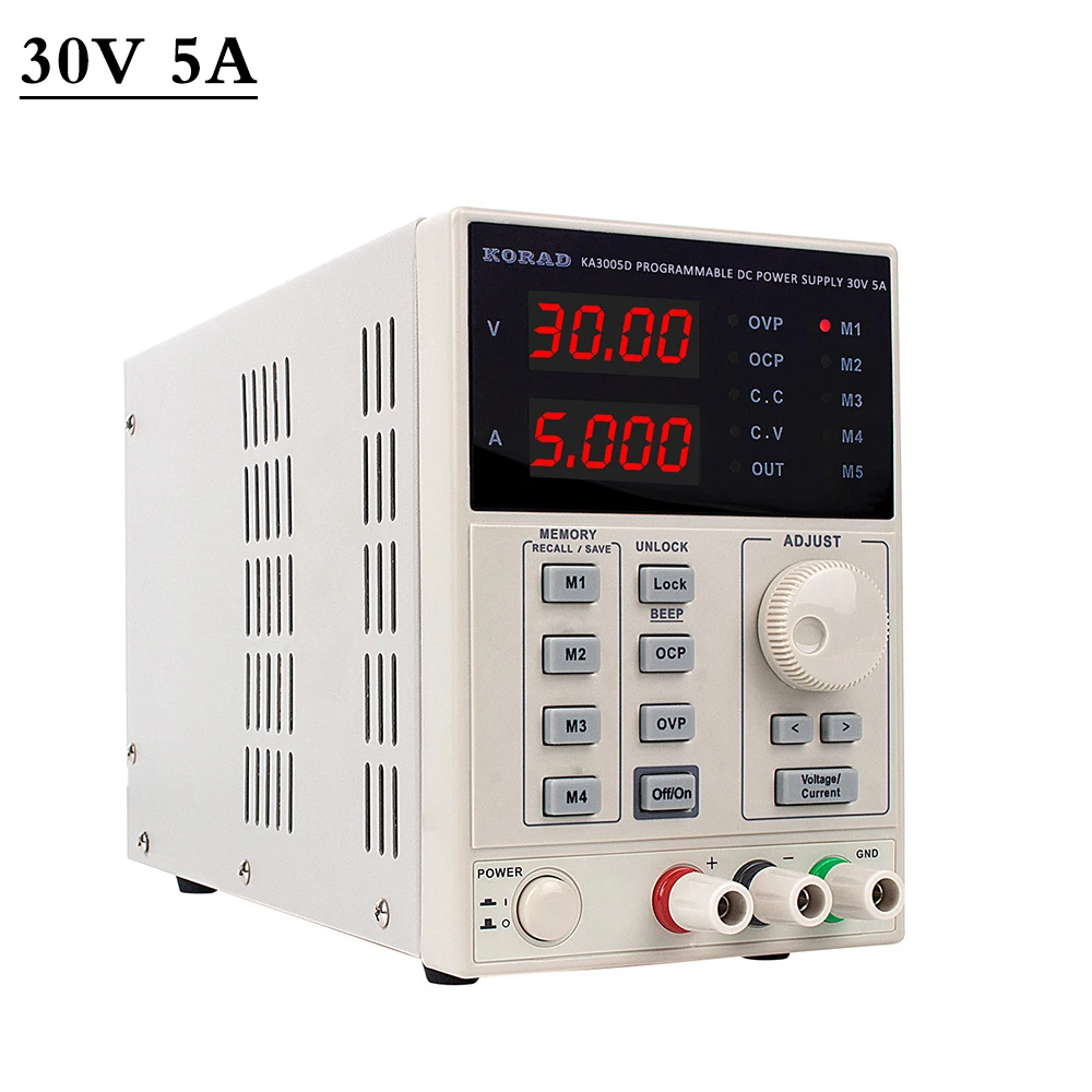 

KA3005D Programmable Lab Power Supply Laboratory Adjustable Professional Bench Power Supplies Voltage Current Regulator 220V