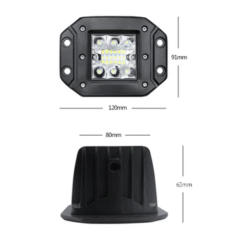 

39W LED Work Light 9-32 V DC Daytime Running Lamp Headlight Spotlight Parts