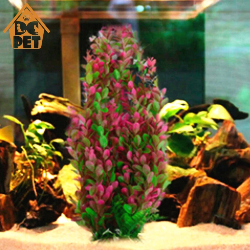 

Plastic Aquarium Decorations Green Artificial Plastic Plant Grass Tortoise Fish Tank Aquarium Ornament Decor