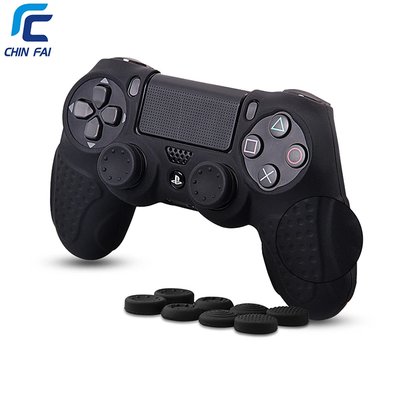 Высококачественный чехол для PS4 с 8 штуками ручки анти скольжения силиконовый